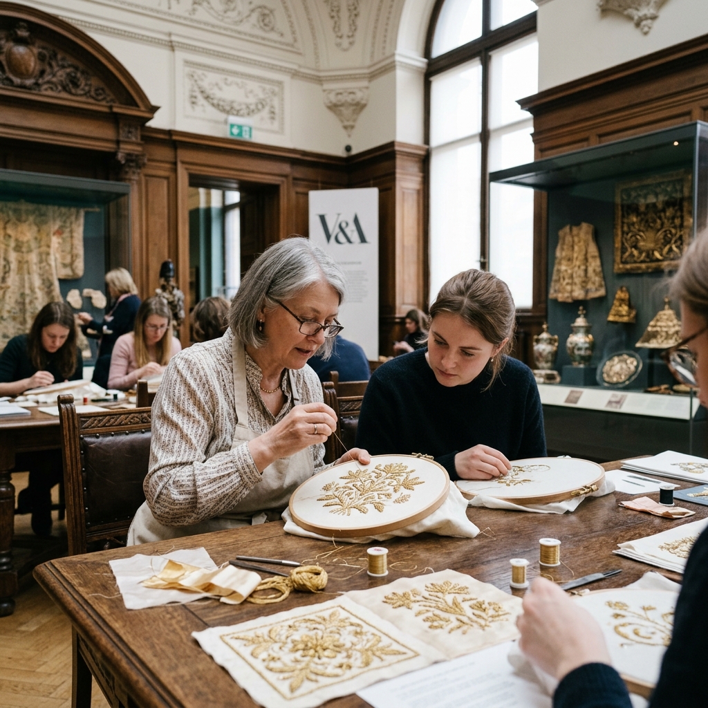Retrospective '100 years of crafts' at the Musée des Tissus in Lyon